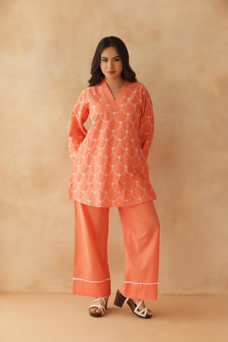 Peach Co-ord Set