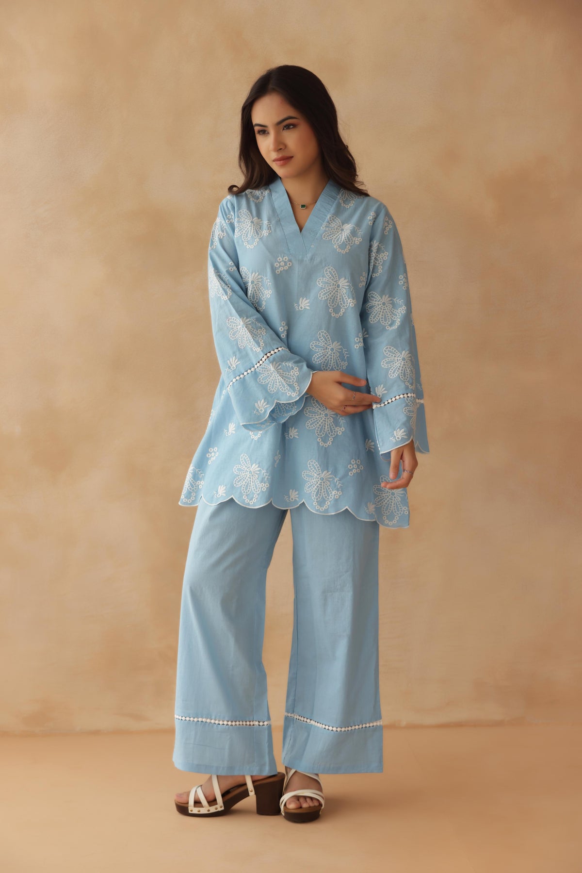Blue Pearl Co-ord Set