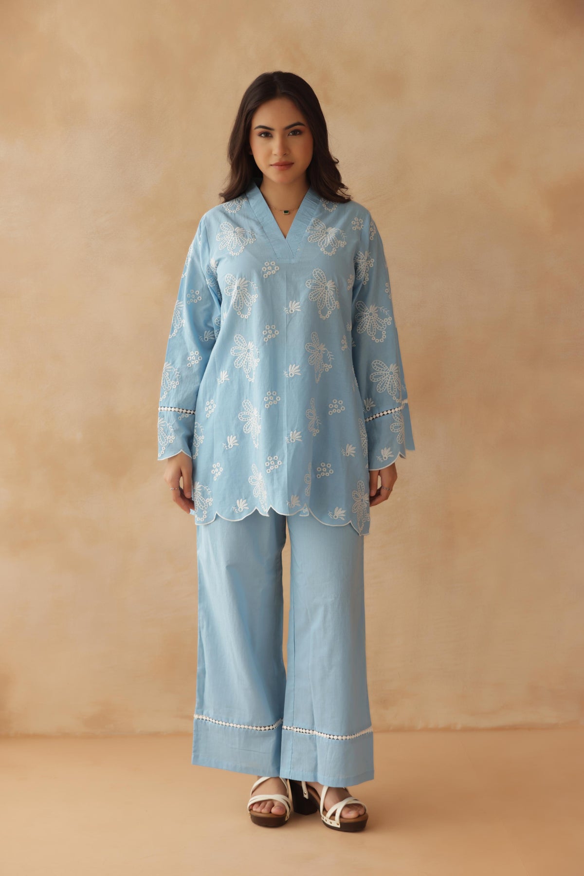Blue Pearl Co-ord Set