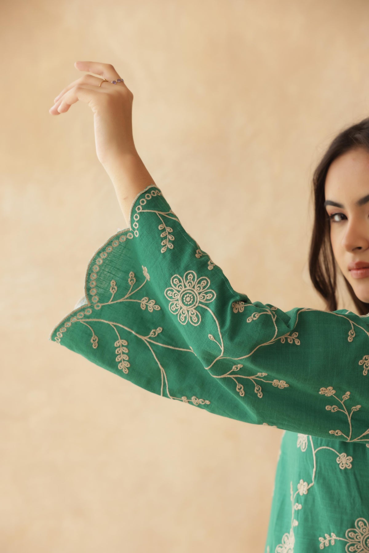 Emerald Bloom Co-ord Set