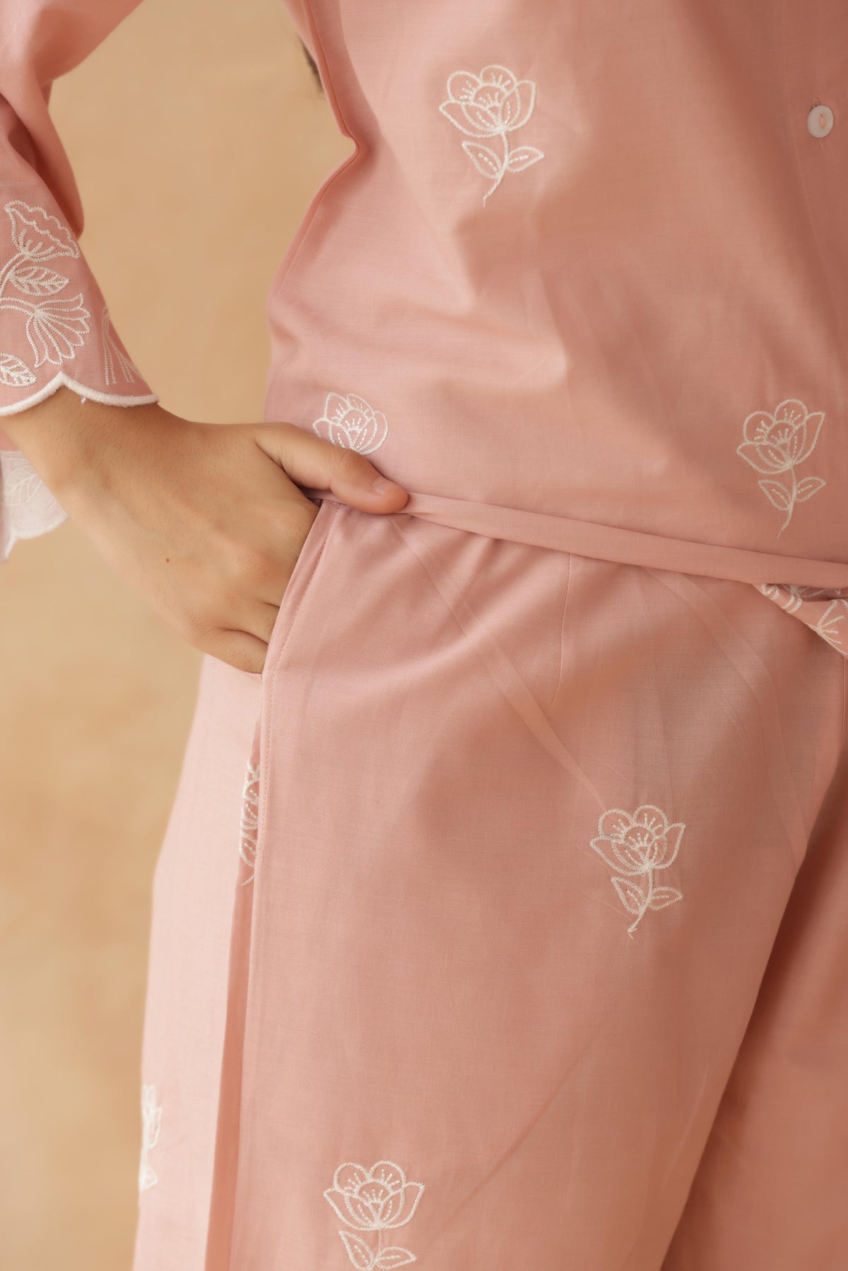 Rose Whisper Co-ord Set