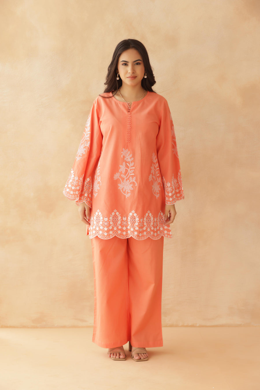 Coral Bloom Co-ord Set