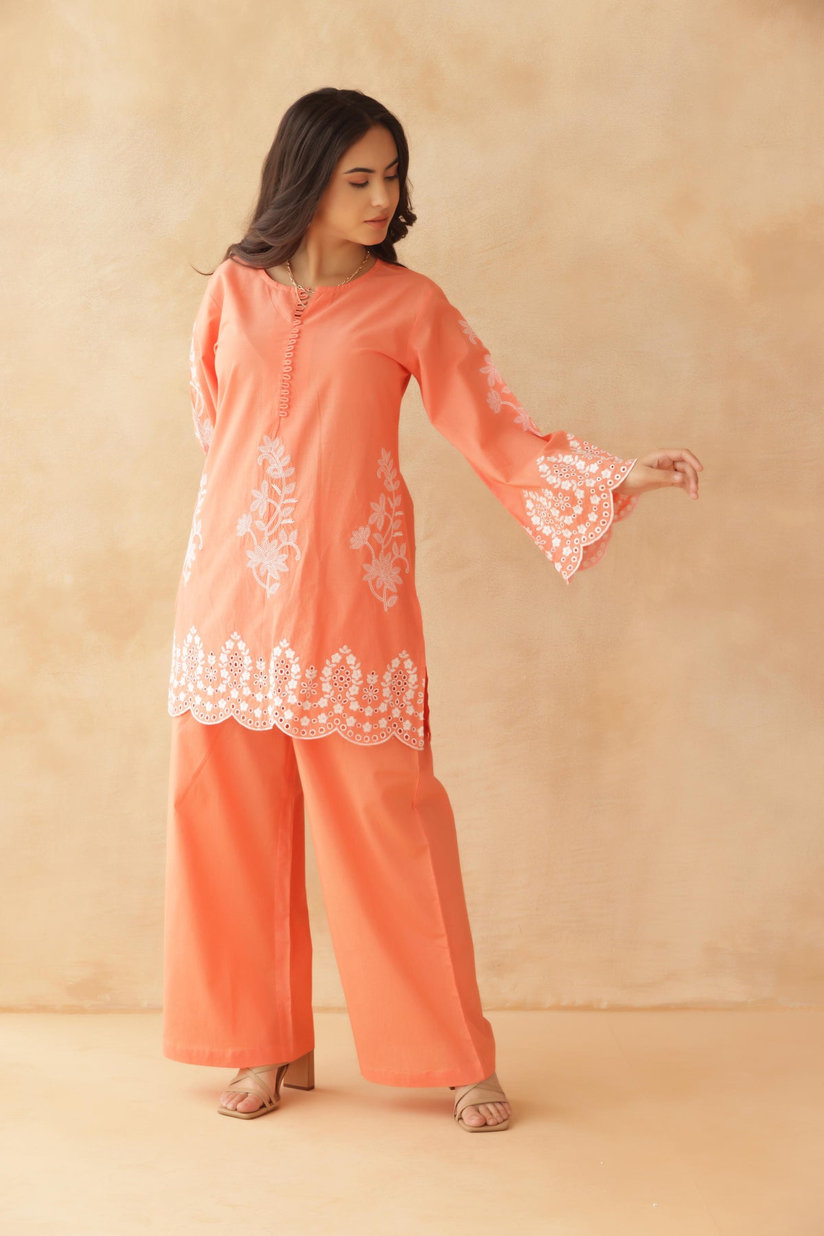 Coral Bloom Co-ord Set