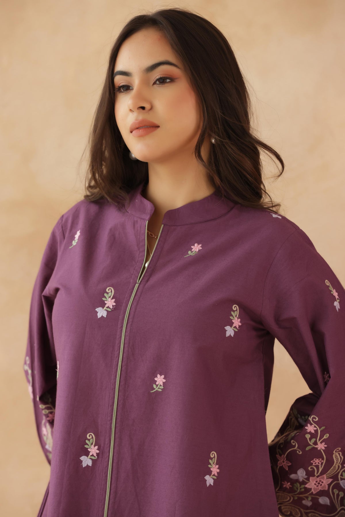 Plum Petals Co-ord Set