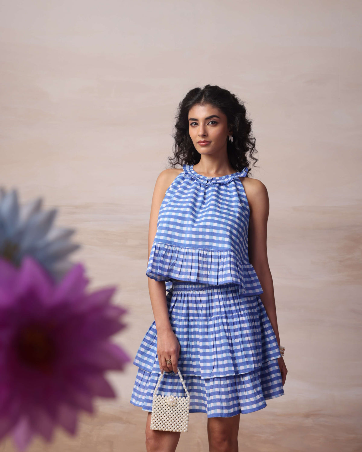 Coastal Gingham Co-ord Set