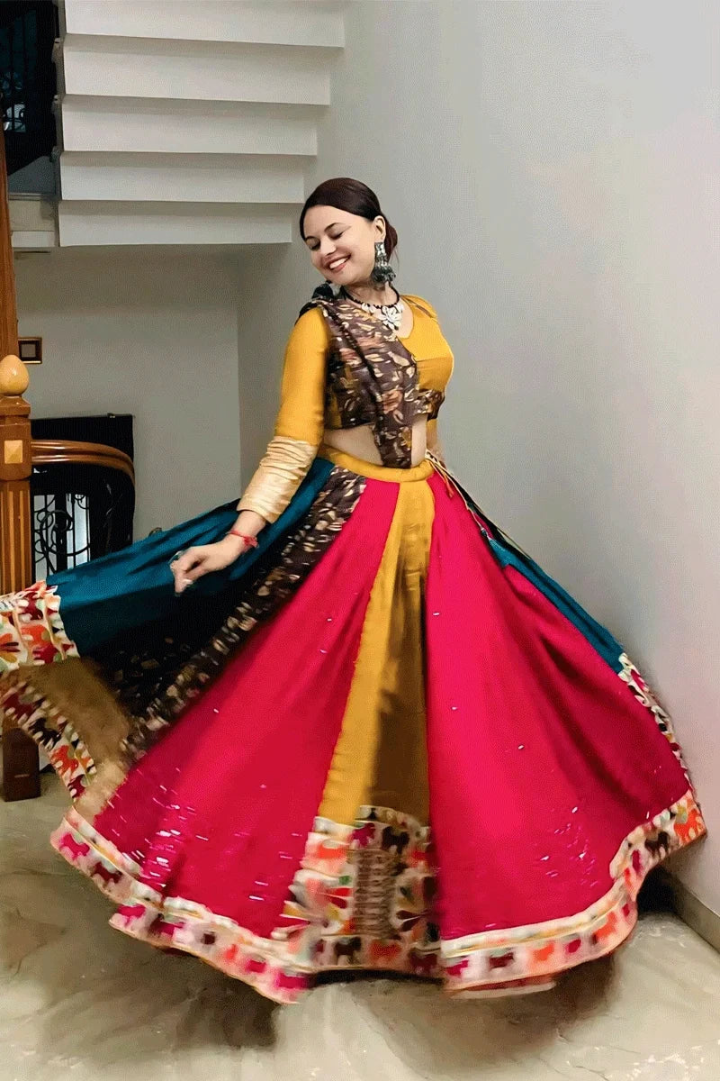 Navratri Special Heavy Flair Ghagra Choli For Women