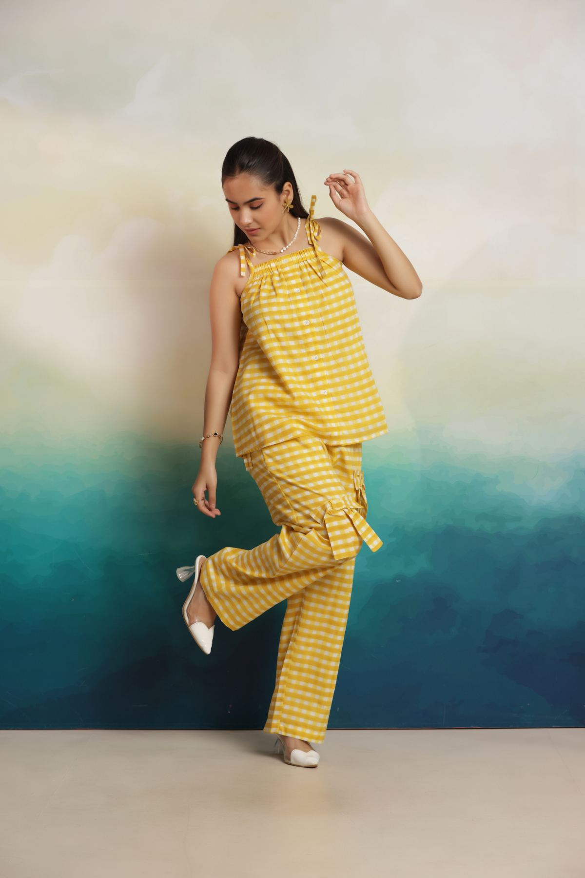 Yellow Bloom Cord Set