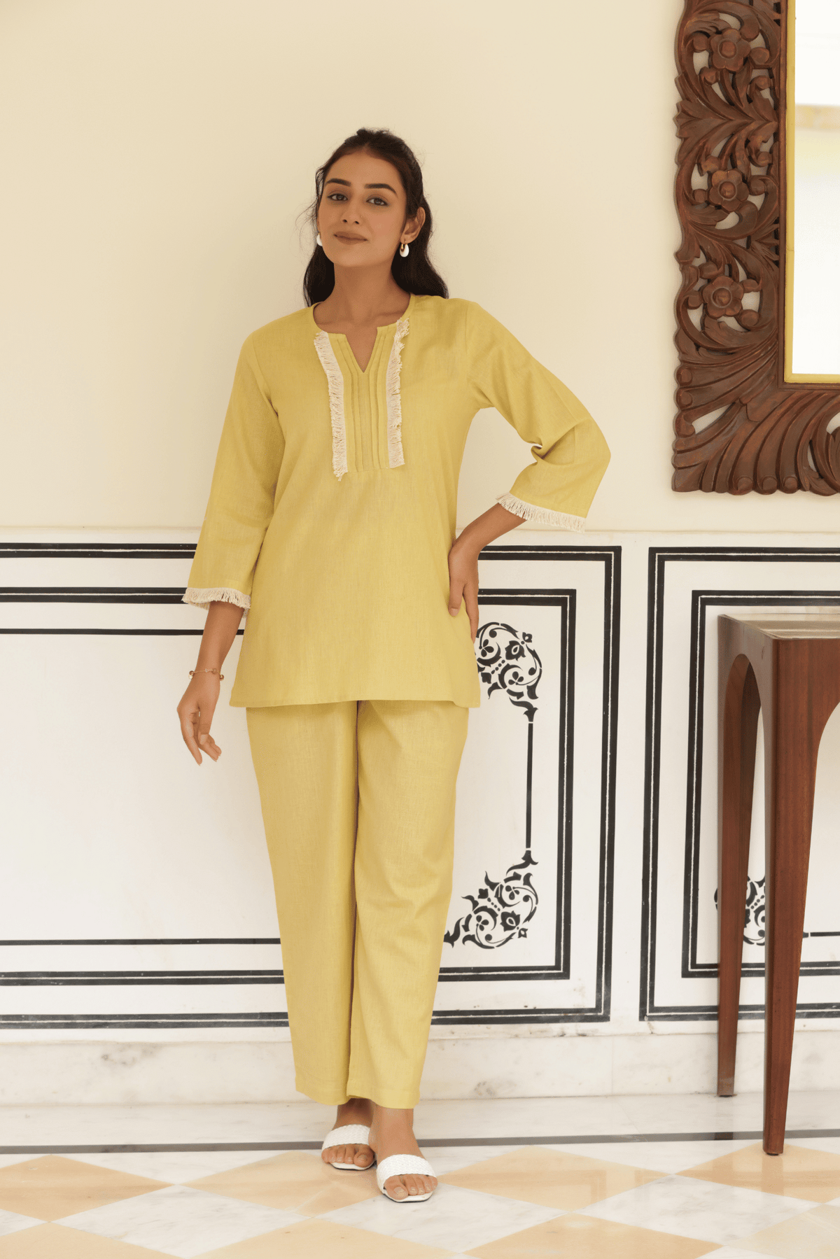 Yellow Essence Cotton Cord-Set