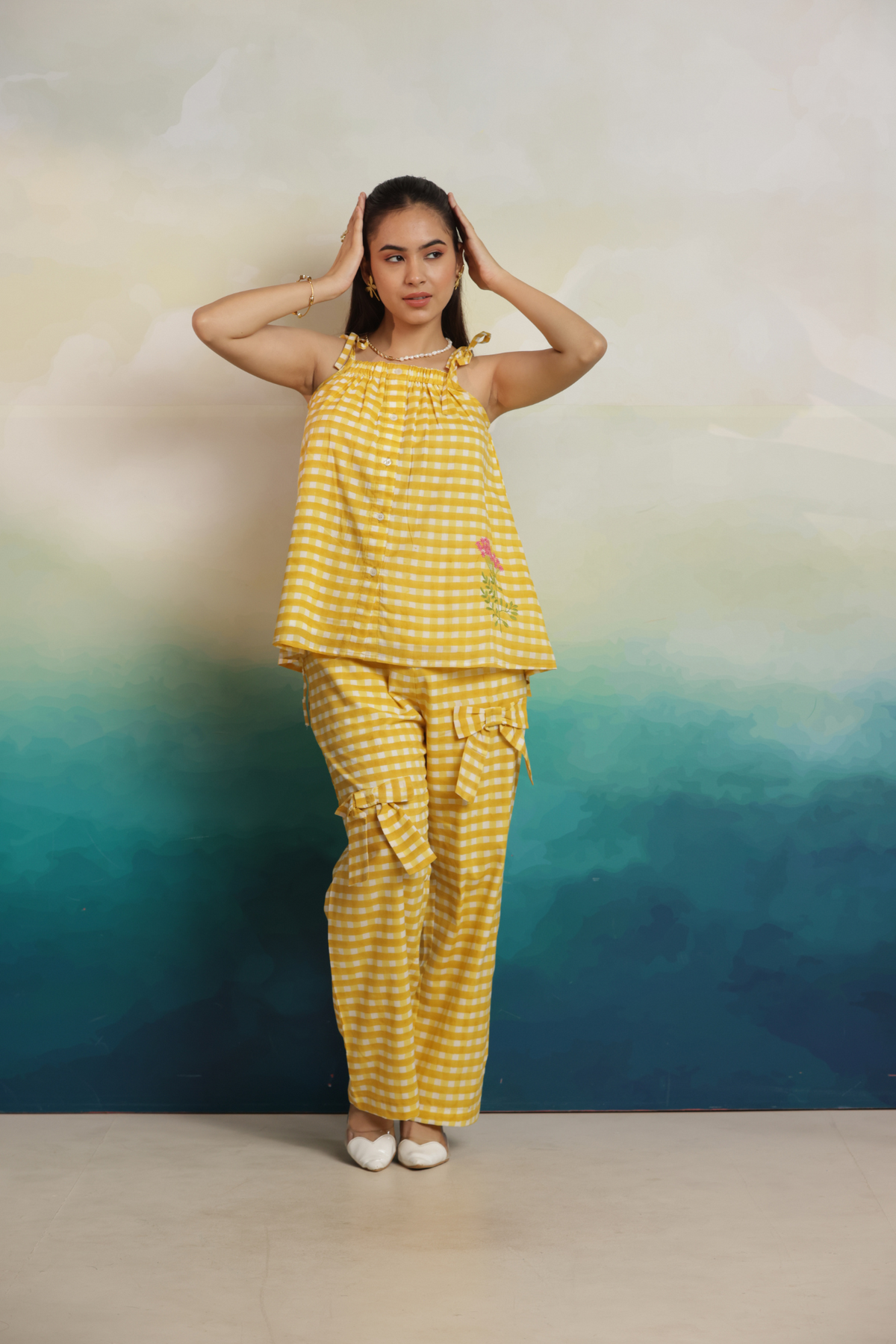 Yellow Bloom Cord Set