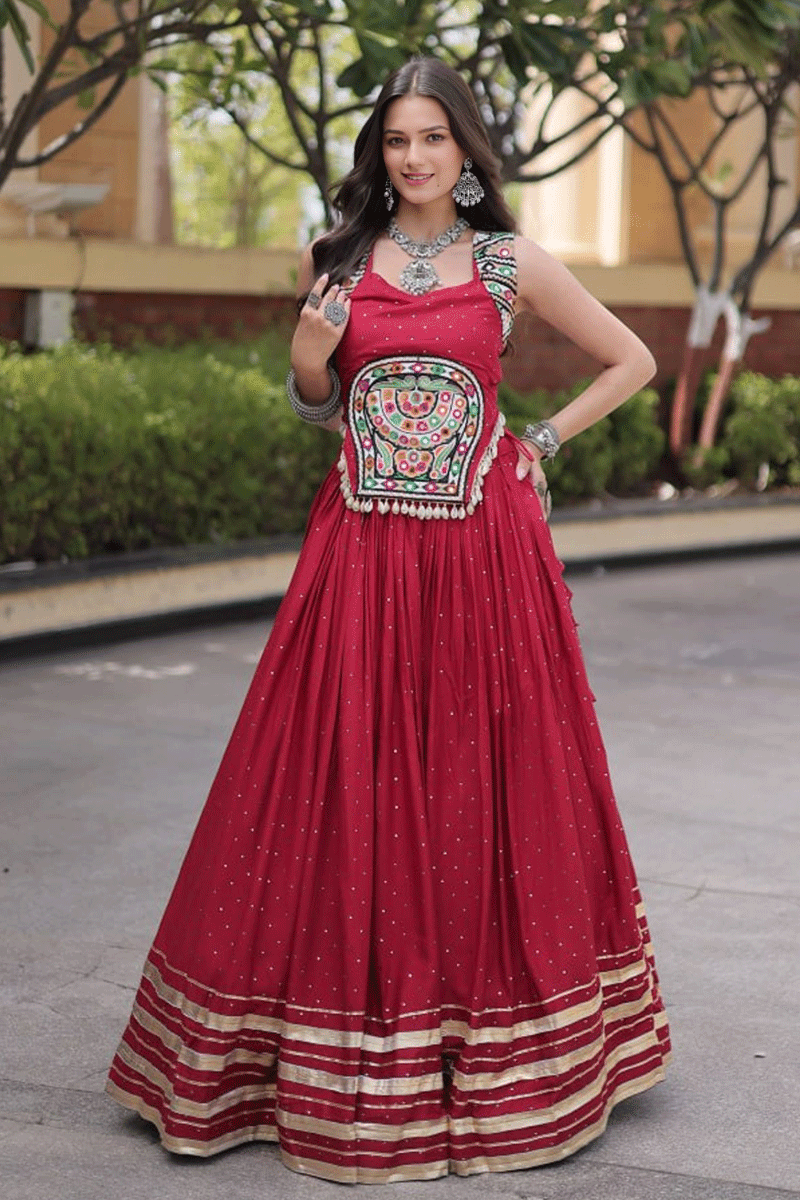 Navratri Special Designer Lehenga Choli For Women