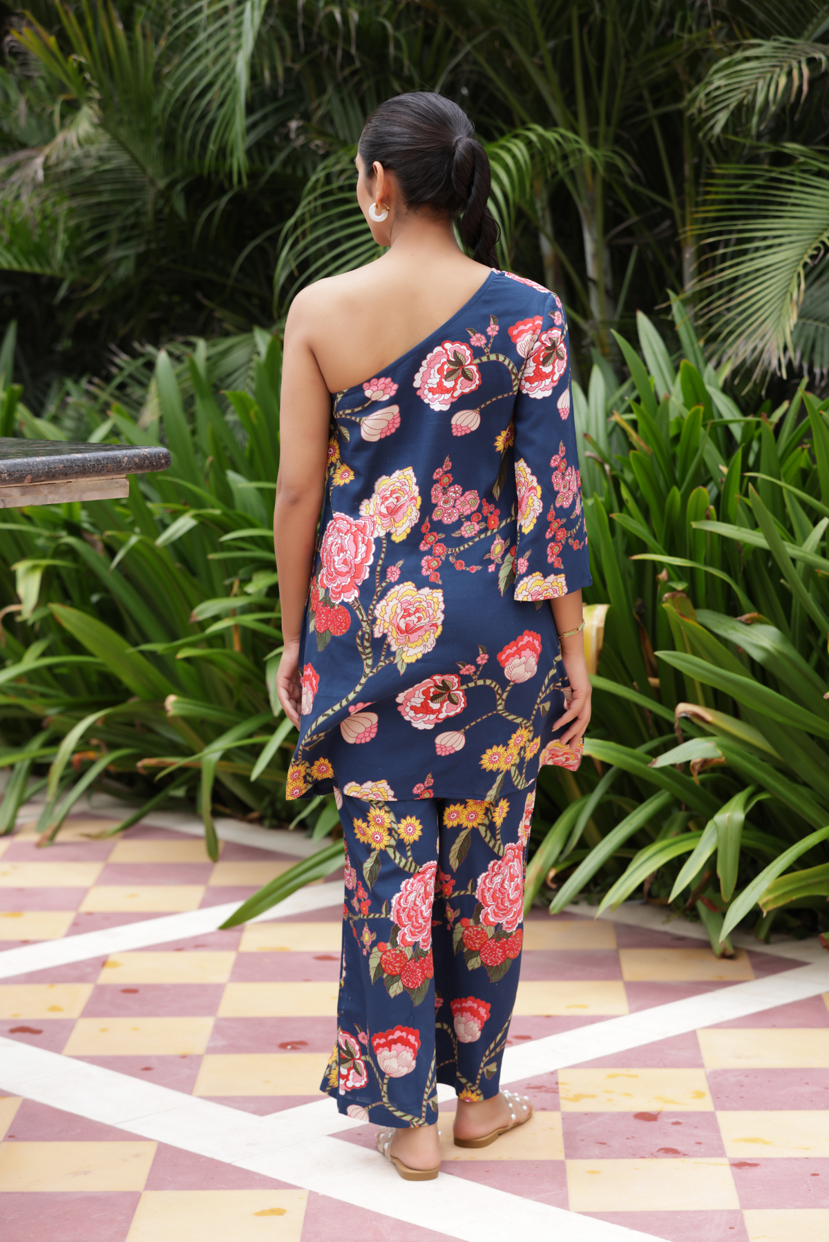 Navy Fleur CO-ORD SET