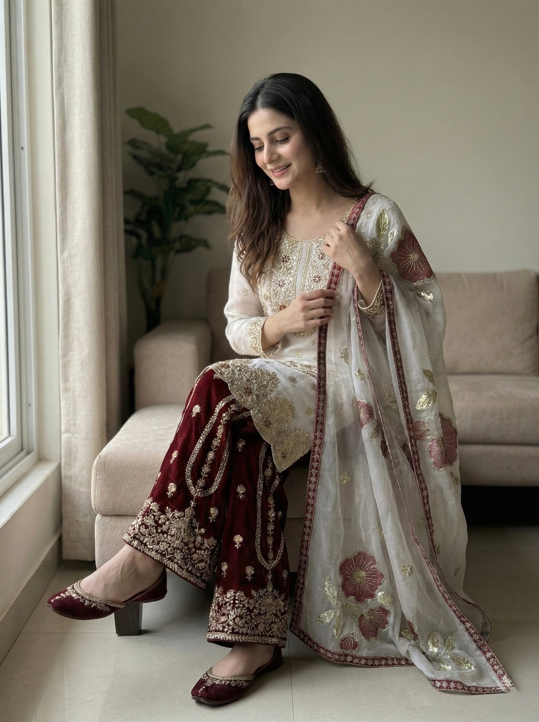 Ruhani Emerald Traditional Ethnic Set