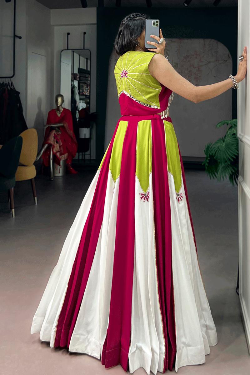 Navratri Special Traditional Multicolour Ghagra Choli