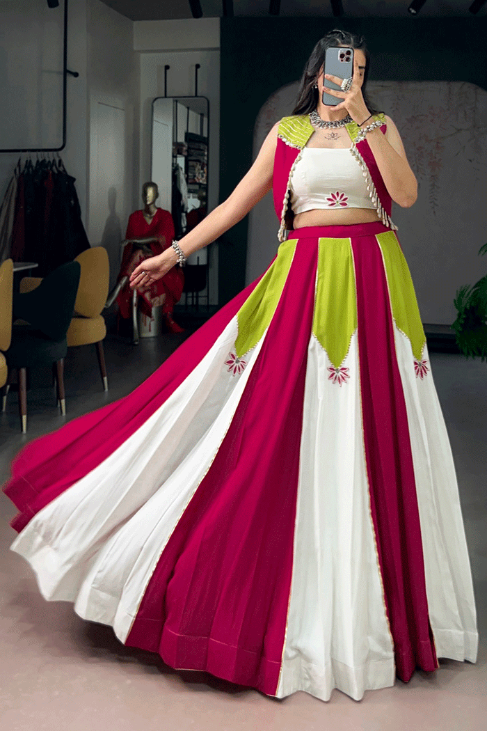 Navratri Special Traditional Multicolour Ghagra Choli