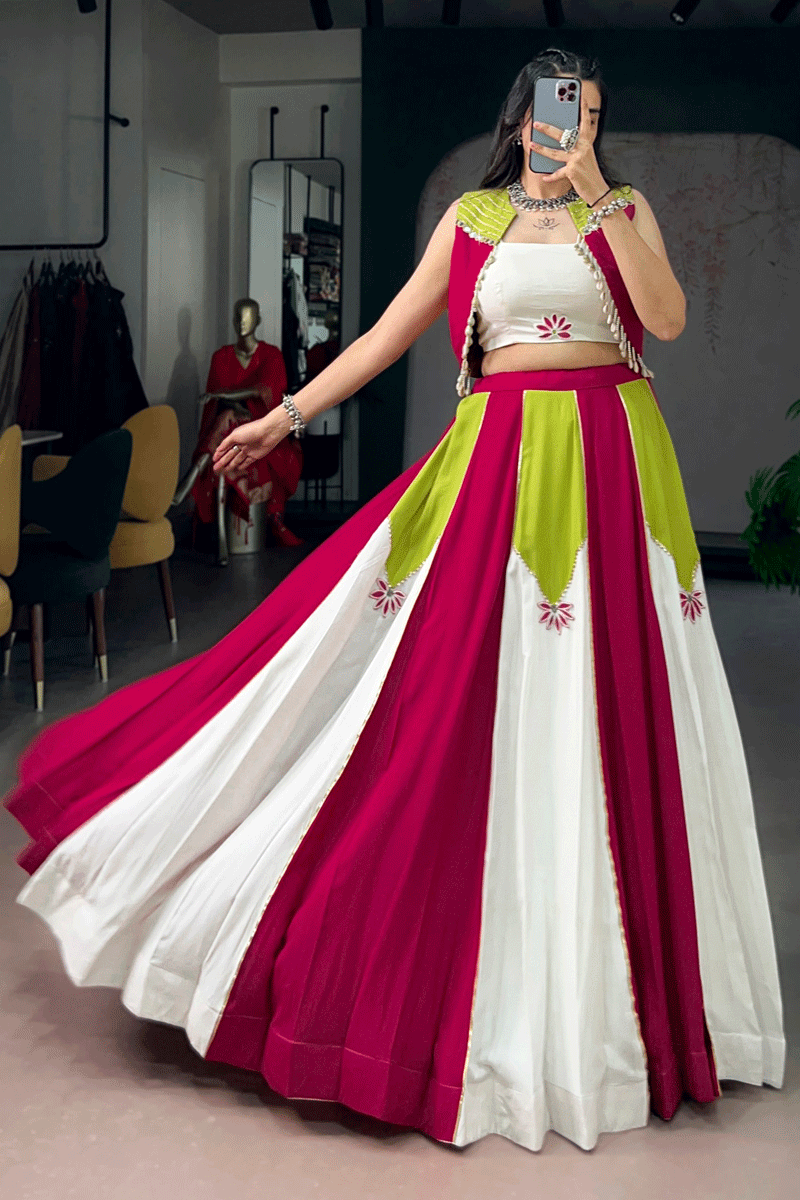 Navratri Special Traditional Multicolour Ghagra Choli
