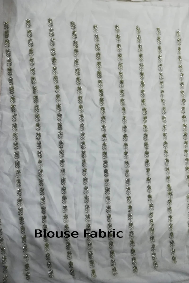 Sequence Work Off White Colour Lehenga Choli For Sangeet