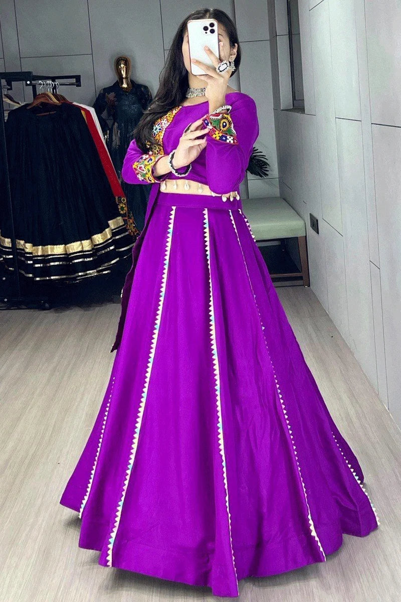 Latest Ready To Wear Gamthi With Kodi Work Lehenga Choli