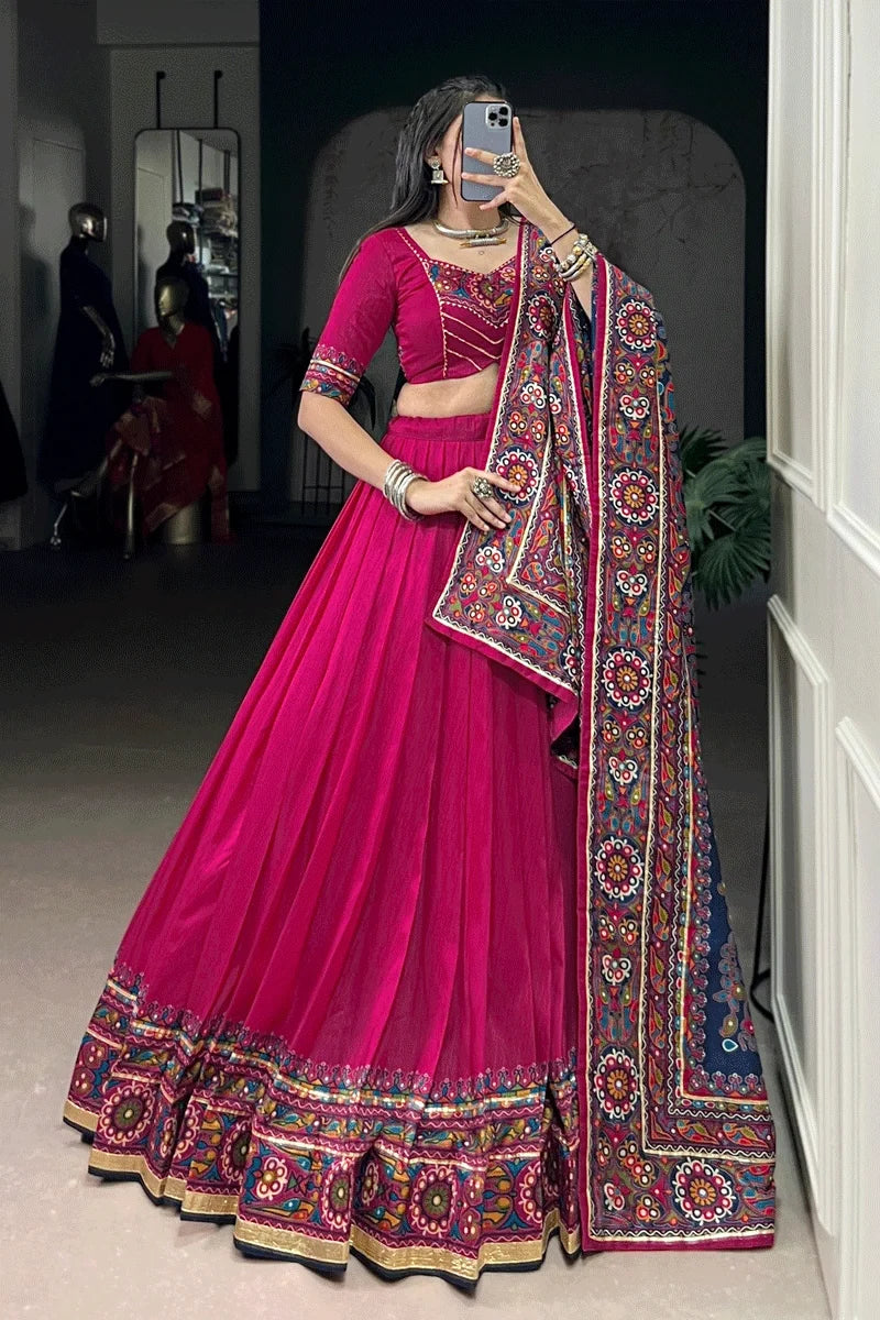 Ready to Wear Gamthi Print Lehenga choli For Women