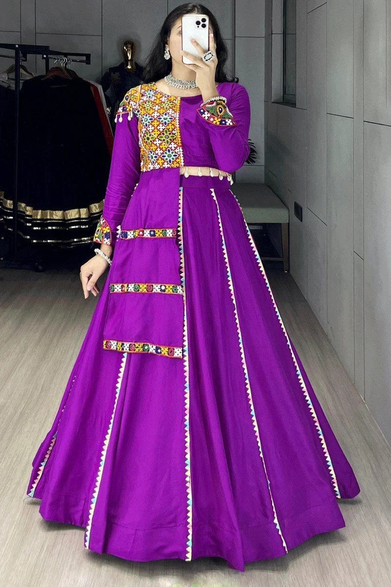 Latest Ready To Wear Gamthi With Kodi Work Lehenga Choli