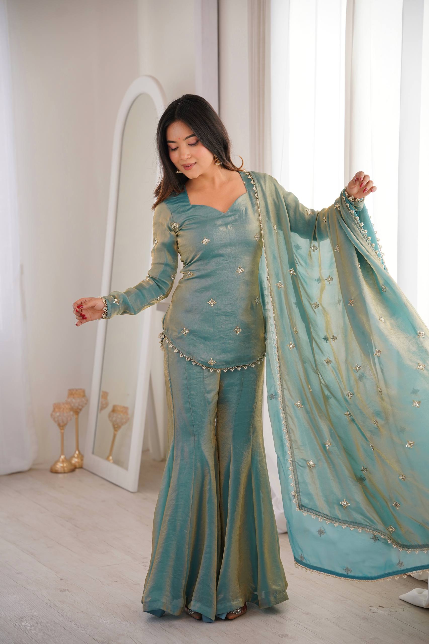 Elzora Flair Sharara Set