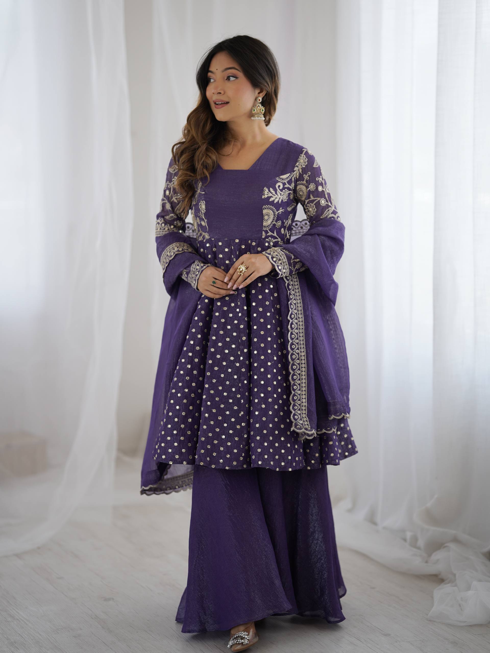 Navira Shine Sharara Set