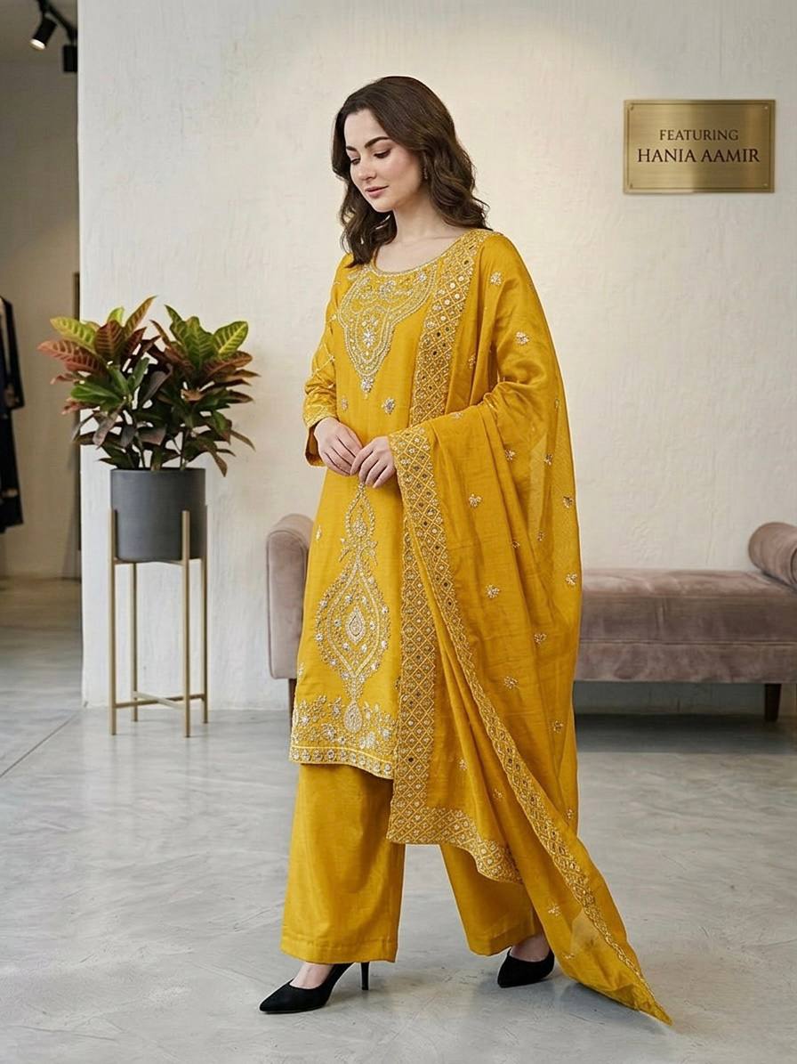 Azeeva Gmy Choo Beads Sharara Set