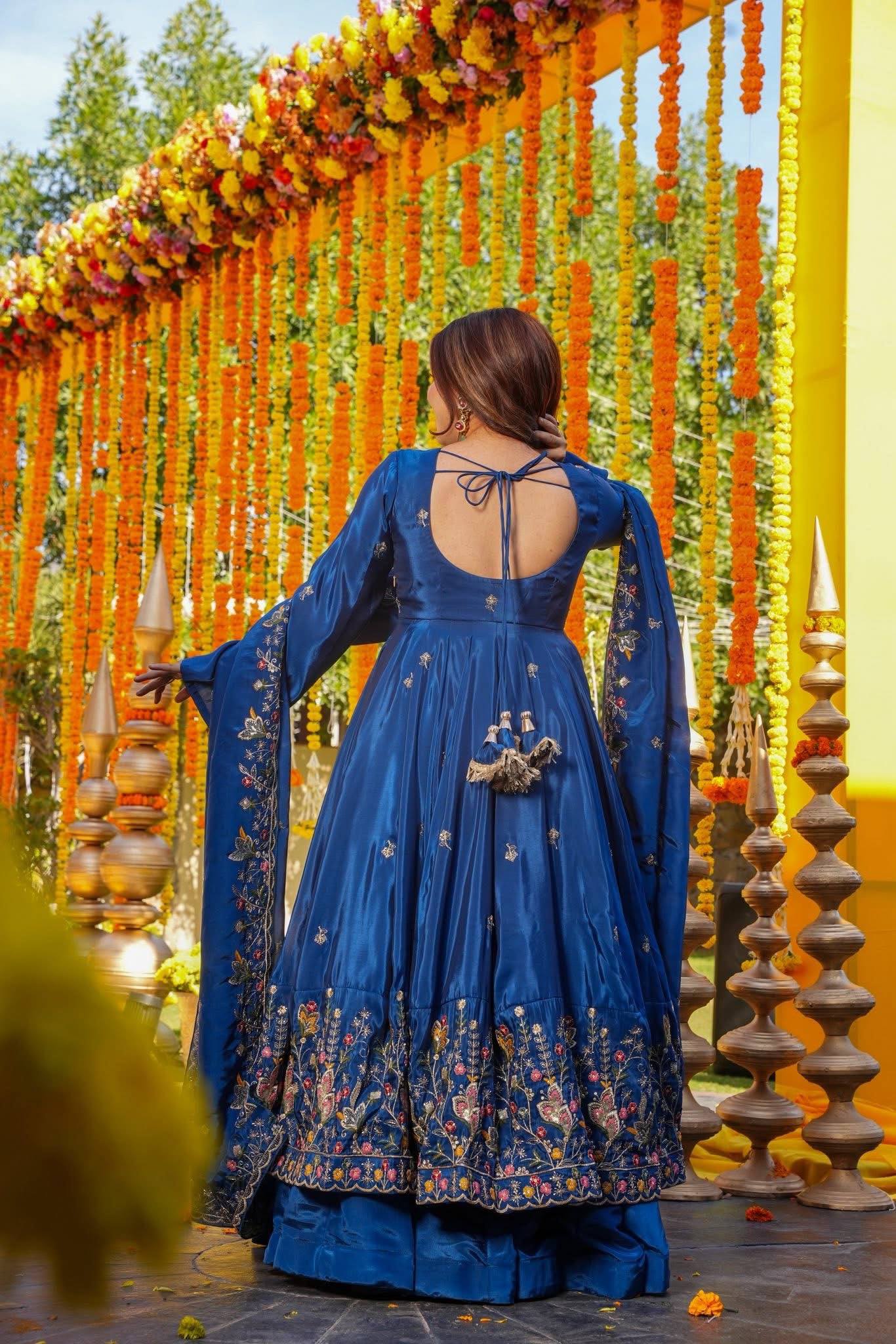 Bluvara Wedding Wear Anarkali Set