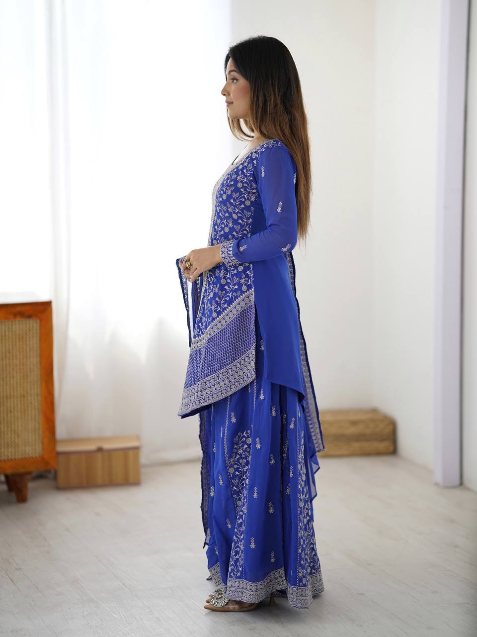 Aarohi Shaded Palazzo Set