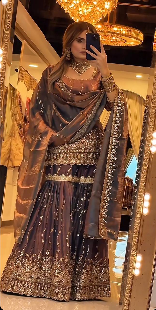 Zivara Luxe Sharara Set