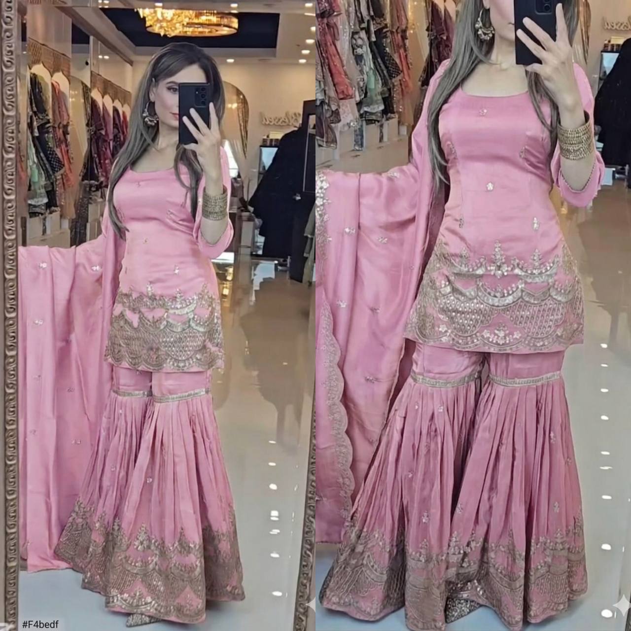 Norella Silk Grace Sharara Set