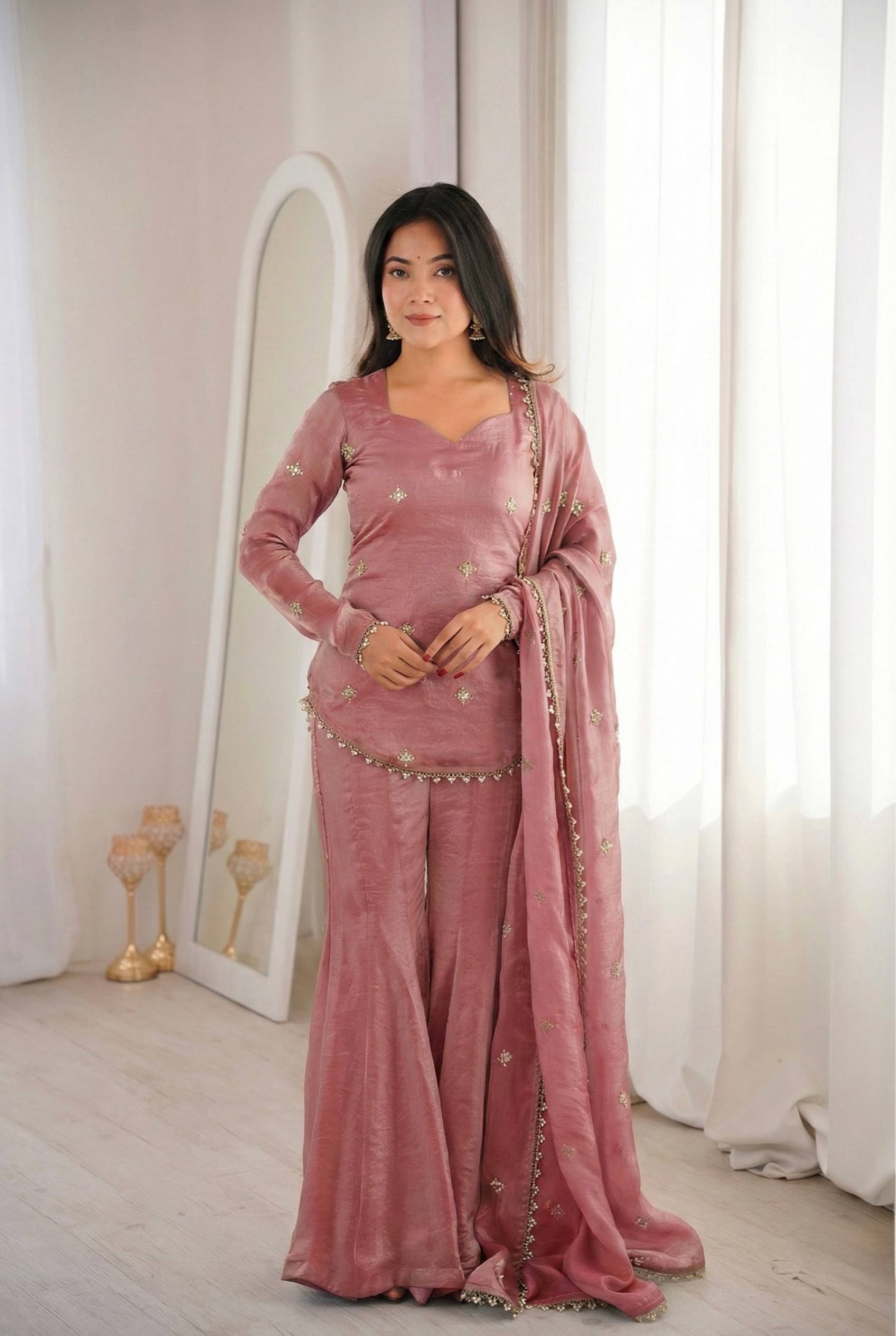 Elzora Flair Sharara Set