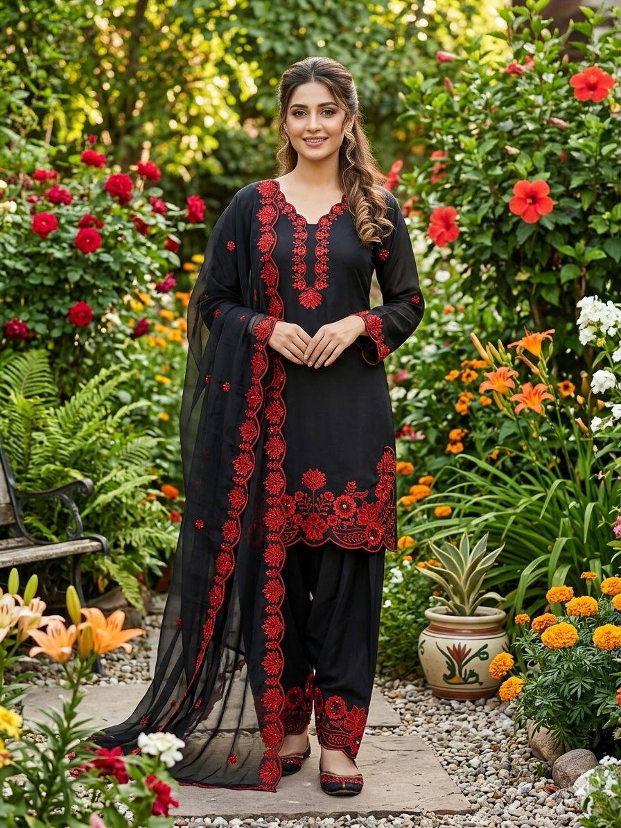 Velmira Sequence Silk Salwar Set