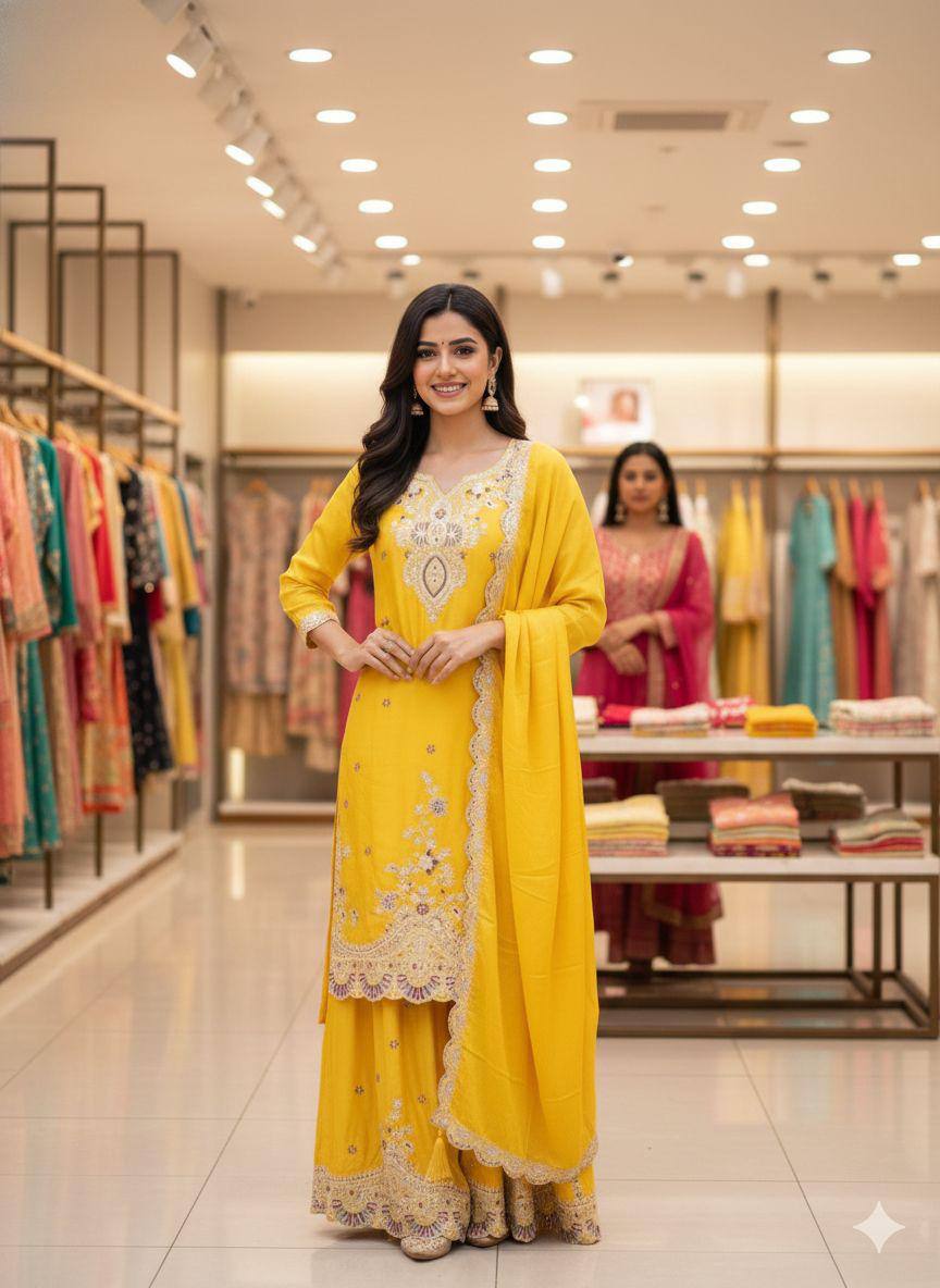 Aarika Chinon Code Elegance Palazzo Set