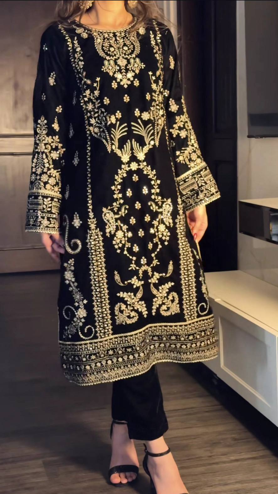 Azelin Satin Silk Elegance Suit Set