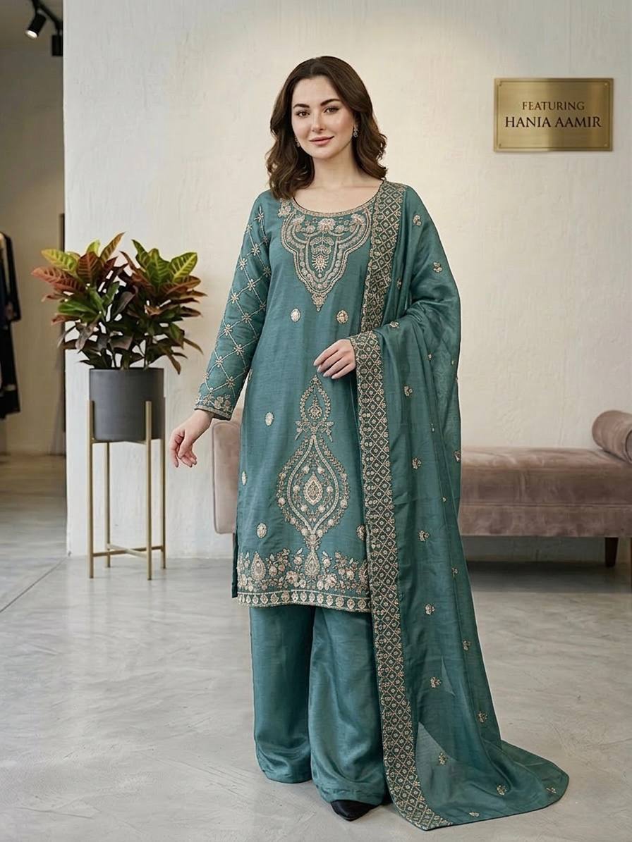 Azeeva Gmy Choo Beads Sharara Set