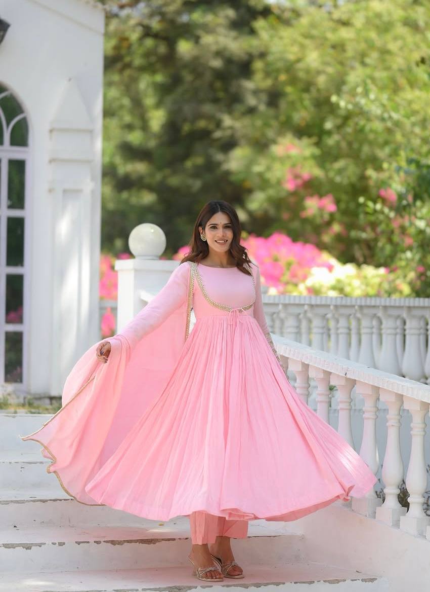 Avelira Chinnon Silk Sharara Set