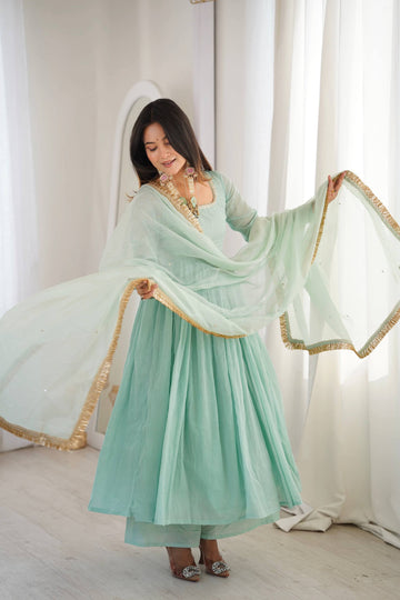 Ishika Designer Faux Flair Gown Set