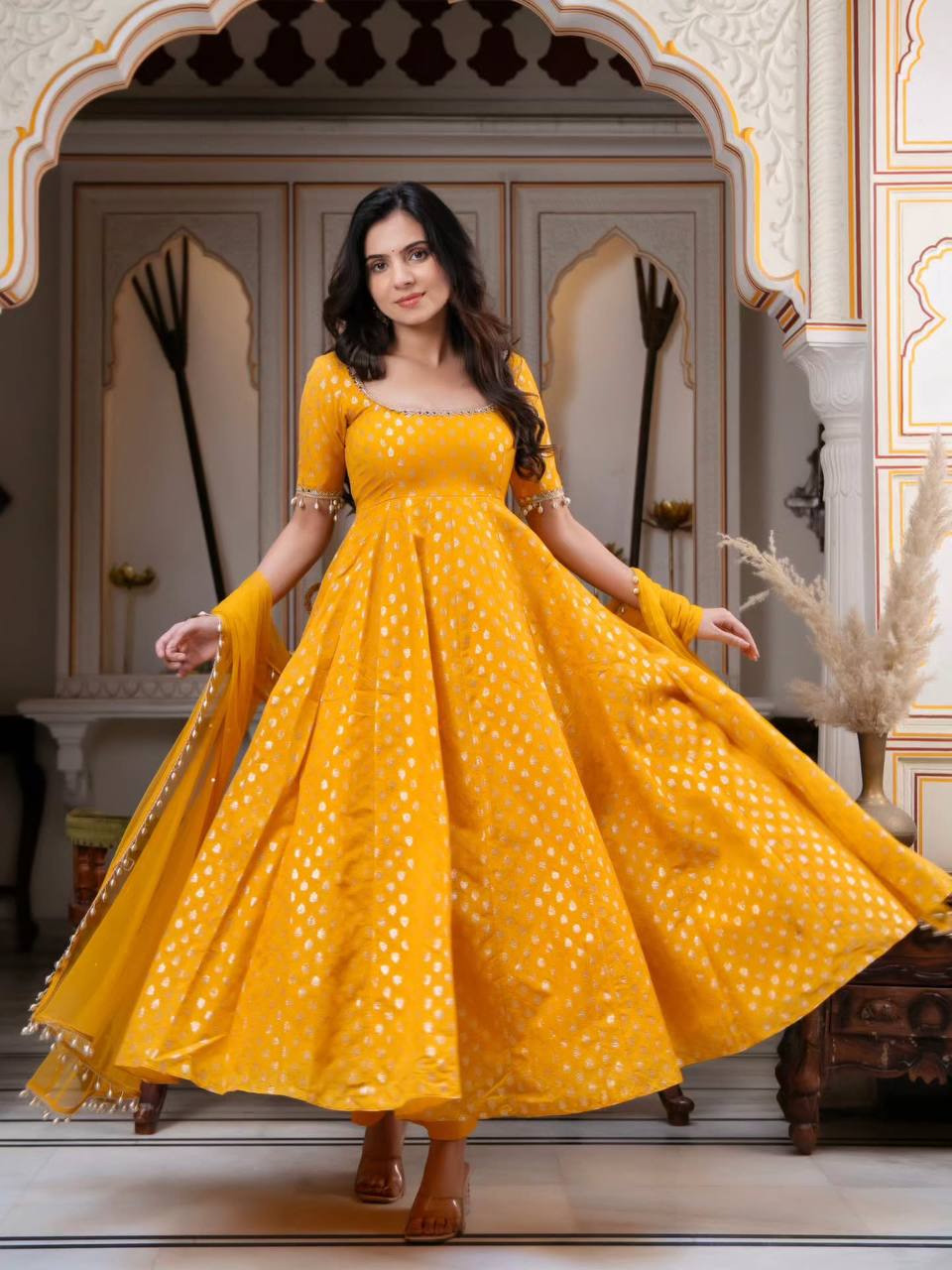 Sargun Anarkali Suit Set