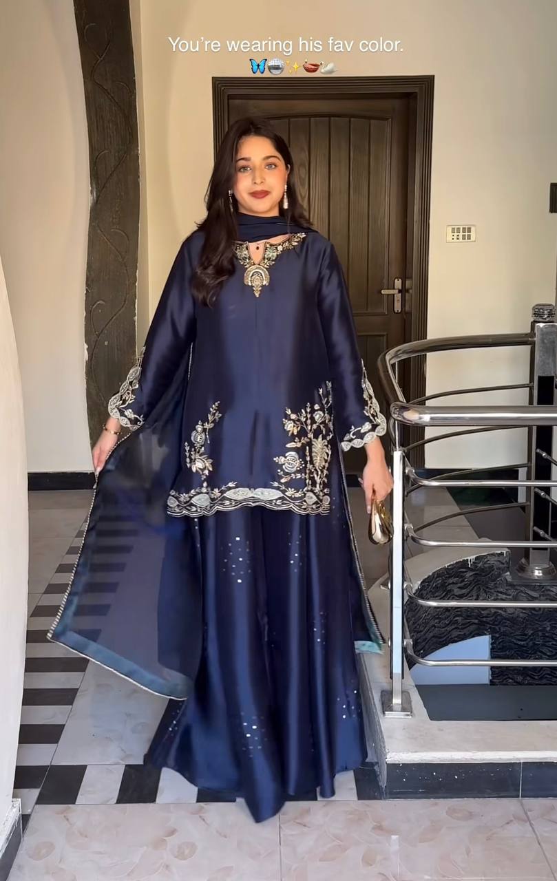 Zivara Bids Luxe Sharara Set