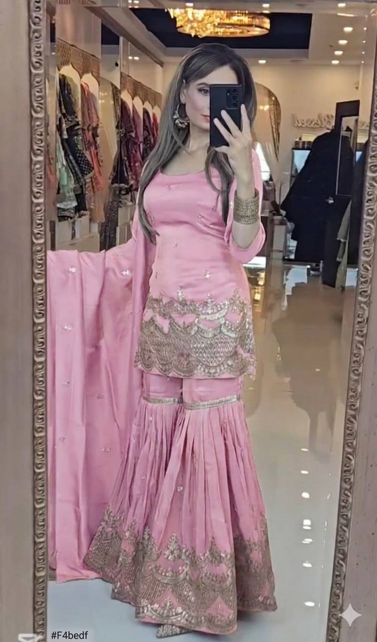 Norella Silk Grace Sharara Set
