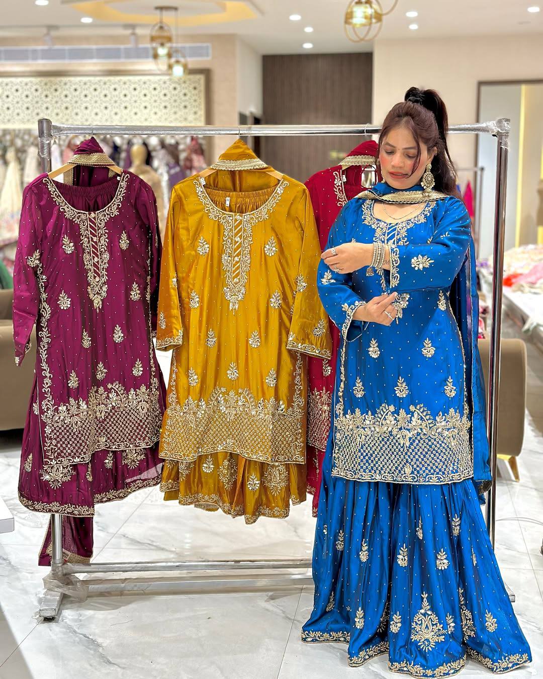 Ariella Shine Sharara Set
