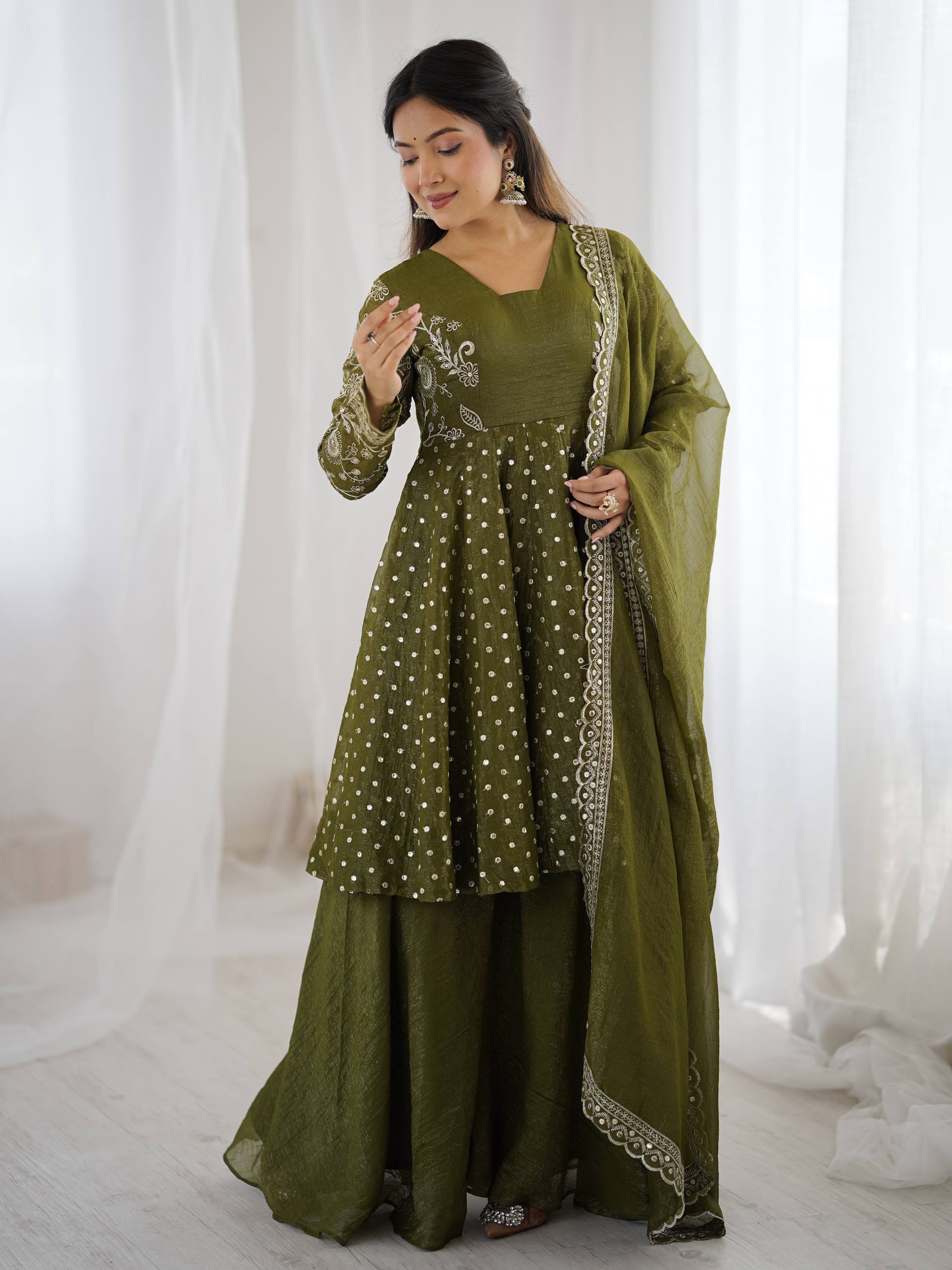 Navira Shine Sharara Set
