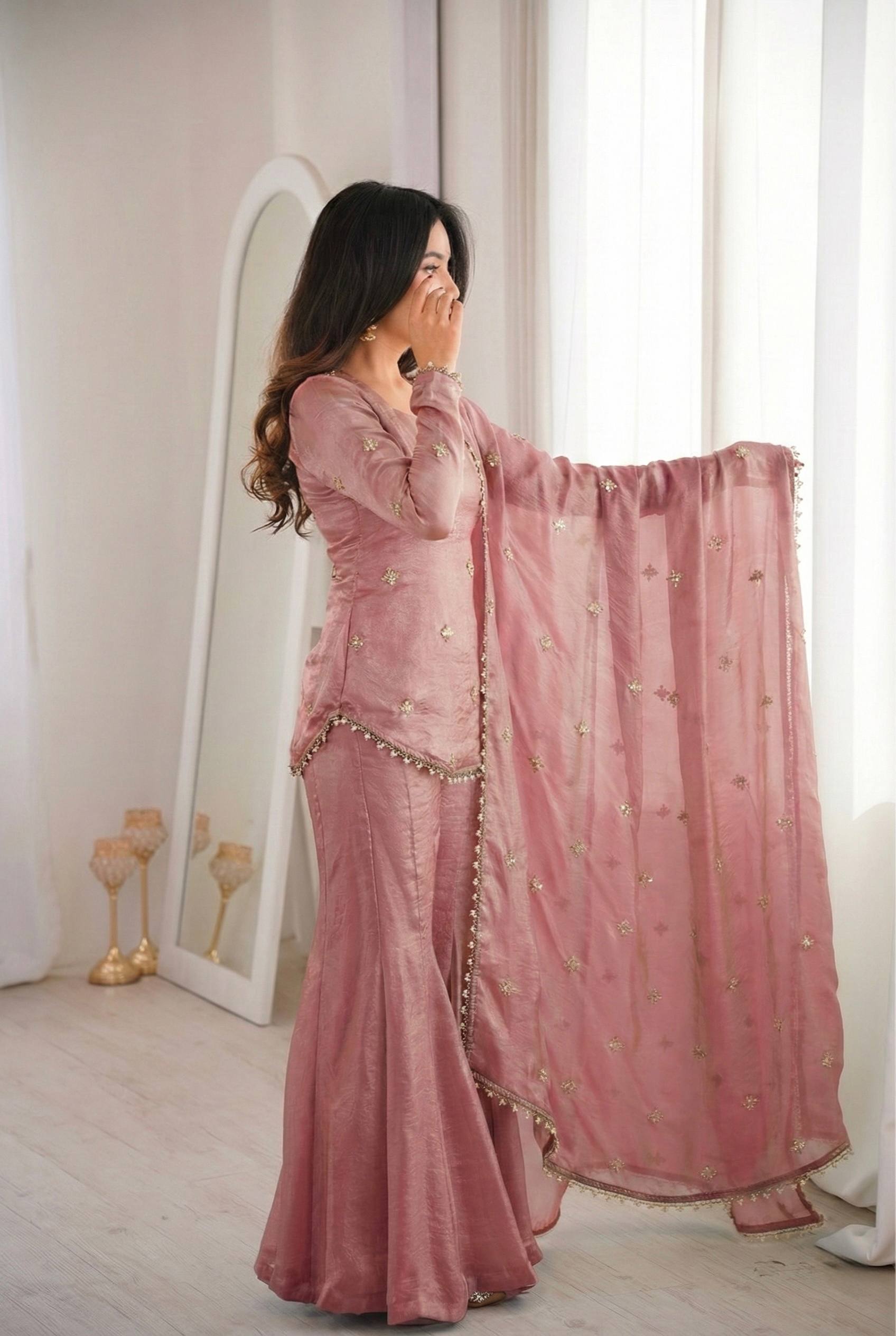 Elzora Flair Sharara Set