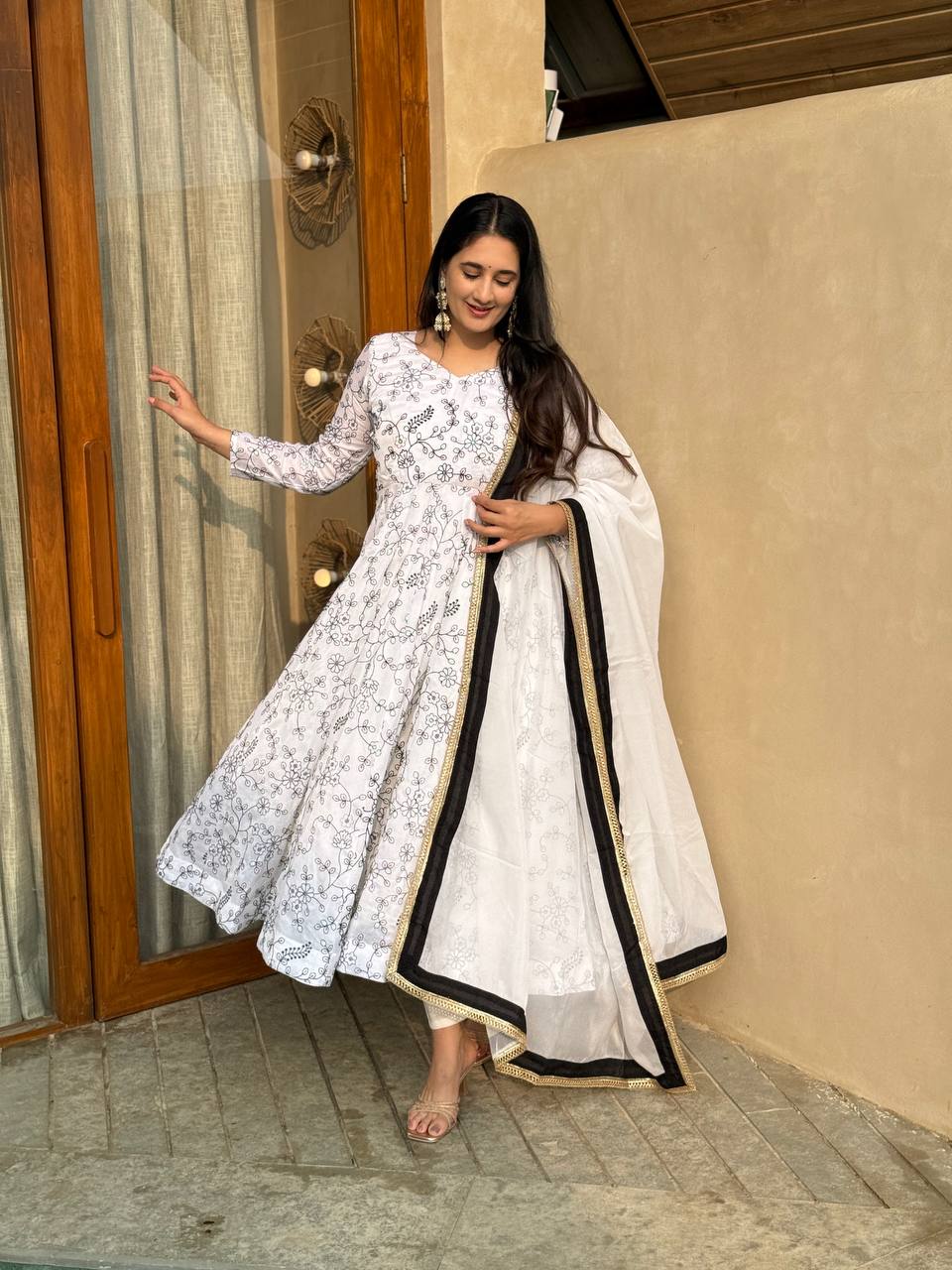 Eira Vichitra Silk Sequence Anarkali Set