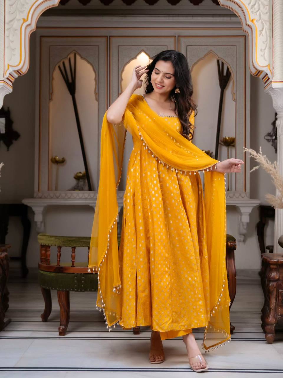 Sargun Anarkali Suit Set