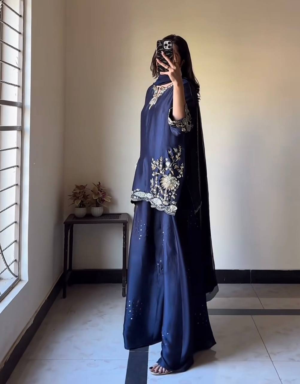 Zivara Bids Luxe Sharara Set