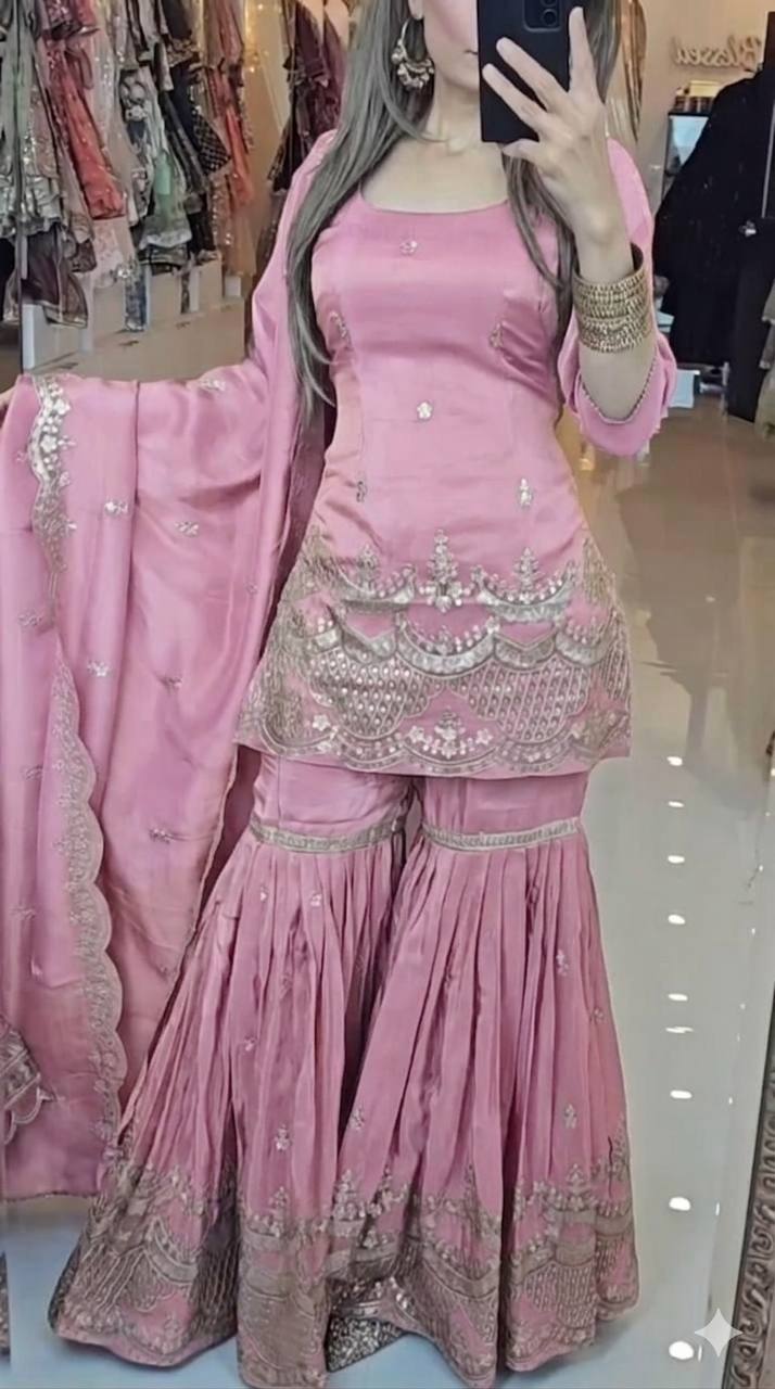 Norella Silk Grace Sharara Set