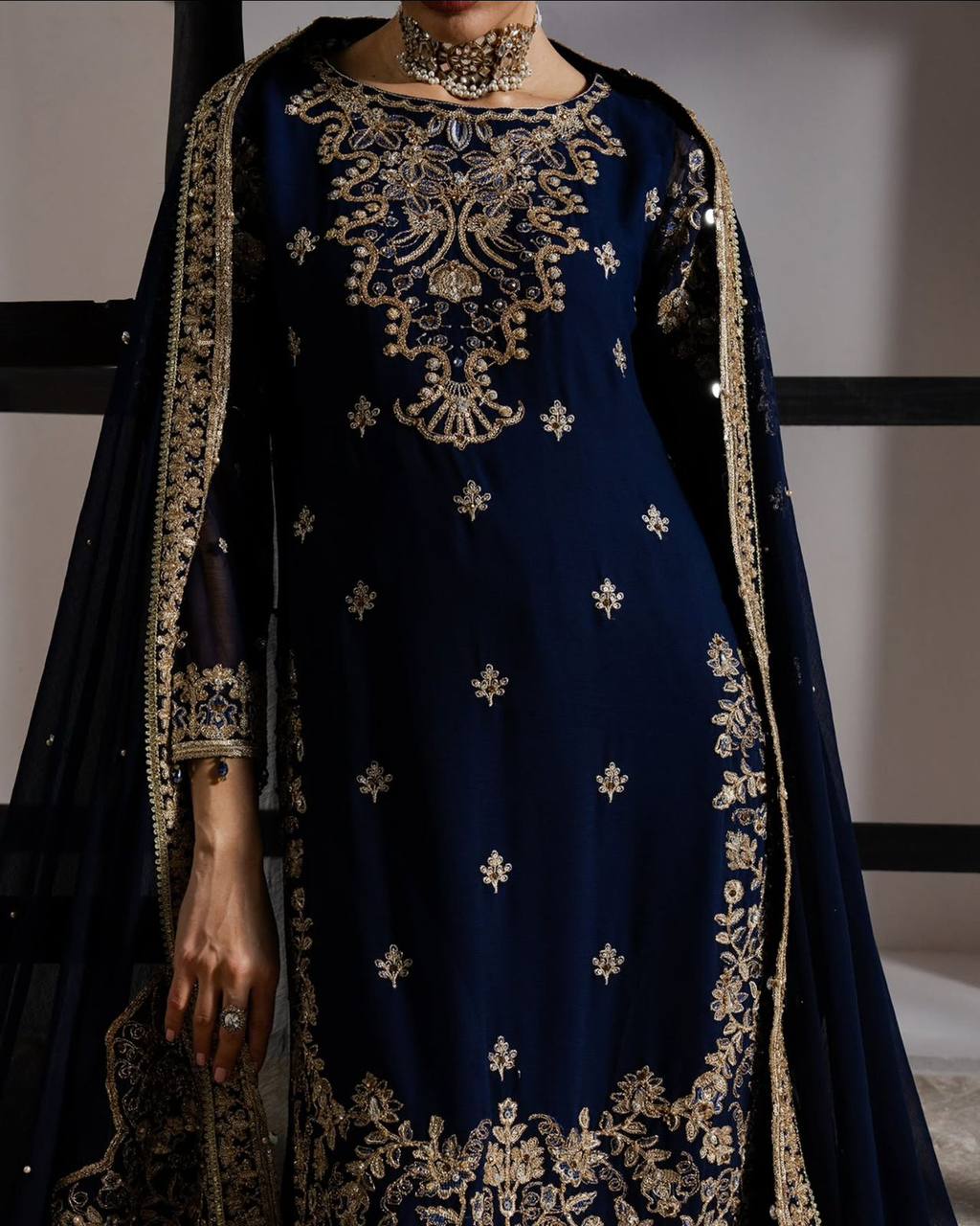 Zari Elegance Silk Palazzo Set