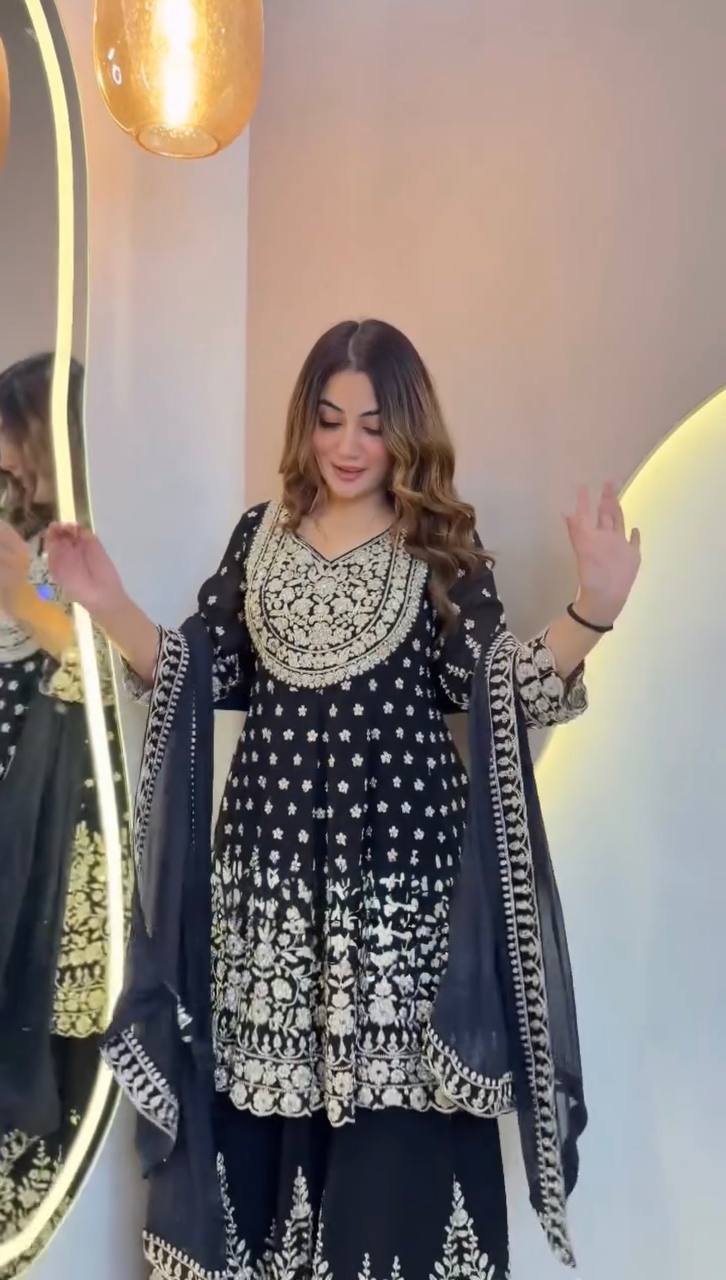 Zynesha Georgette Coding Lehenga Set