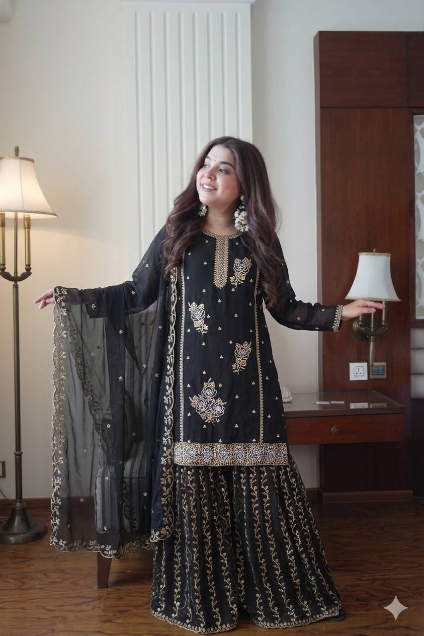 Aafreen Noor Gharara Set